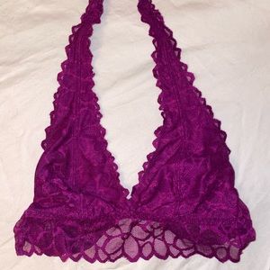 Victoria’s Secret purple halter bralette